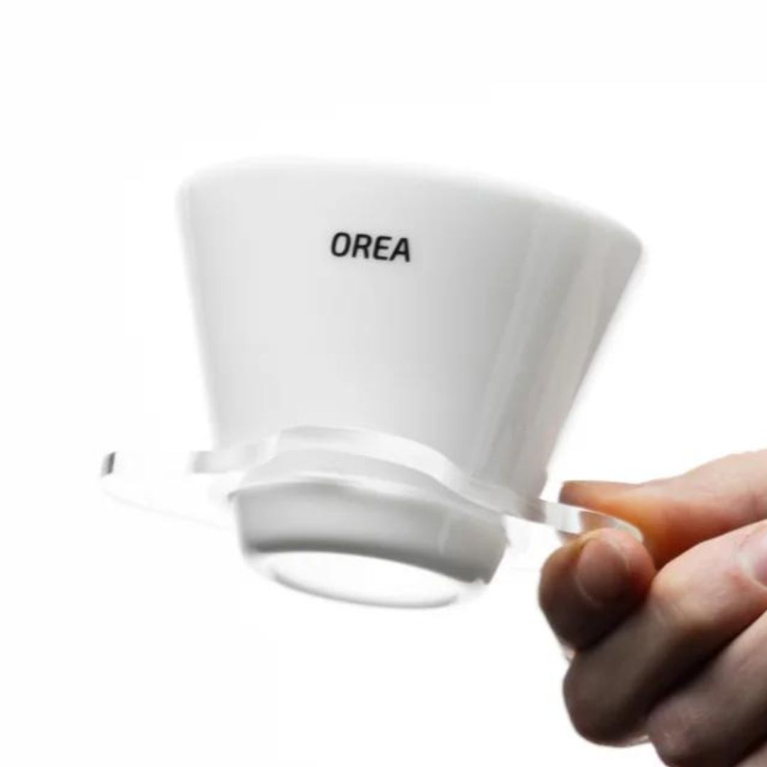 OREA OPEN Porcelain Brewer (White) - The Coffee Folks SG