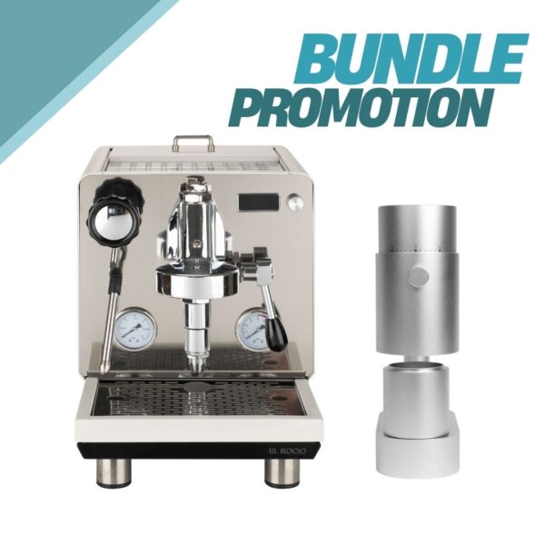 [BUNDLE] El Rocio Manus S Espresso Machine + Option-O Lagom Casa 65mm Grinder